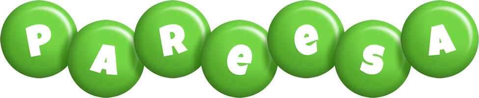 Pareesa candy-green logo