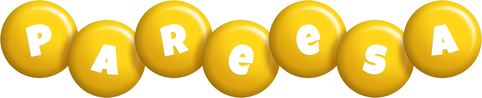 Pareesa candy-yellow logo
