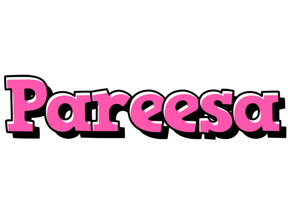 Pareesa girlish logo