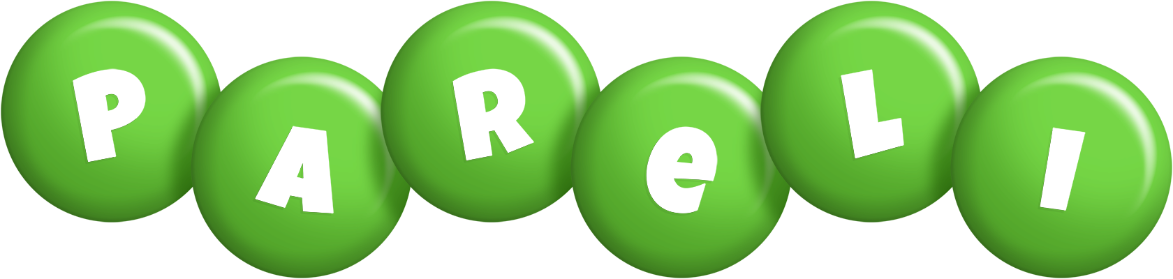 Pareli candy-green logo