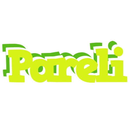 Pareli citrus logo