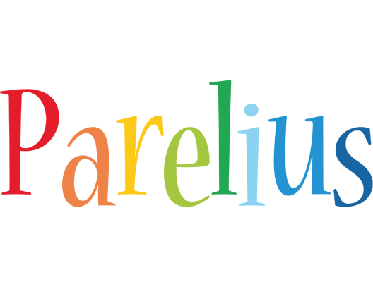 Parelius birthday logo