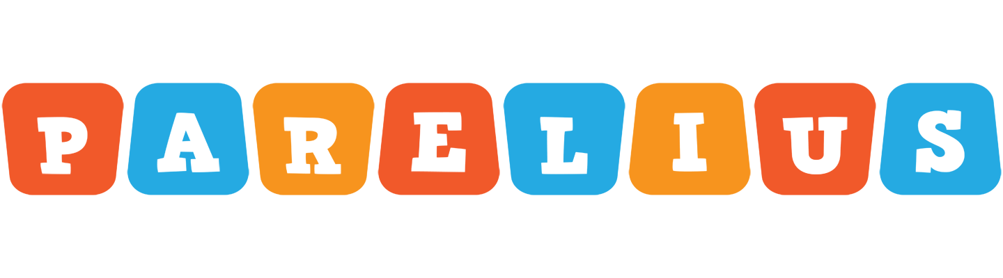 Parelius comics logo