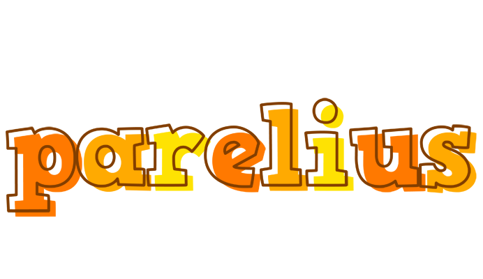 Parelius desert logo