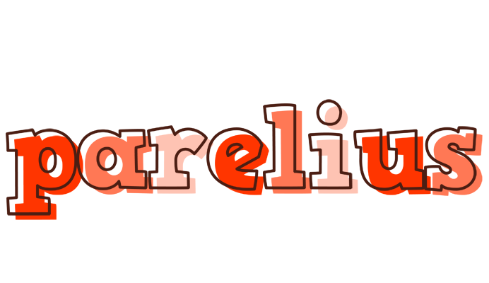 Parelius paint logo