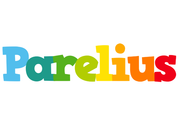 Parelius rainbows logo