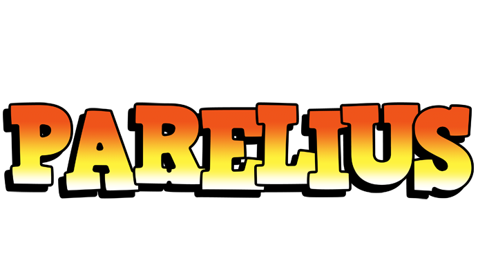 Parelius sunset logo