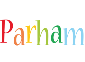 Parham birthday logo