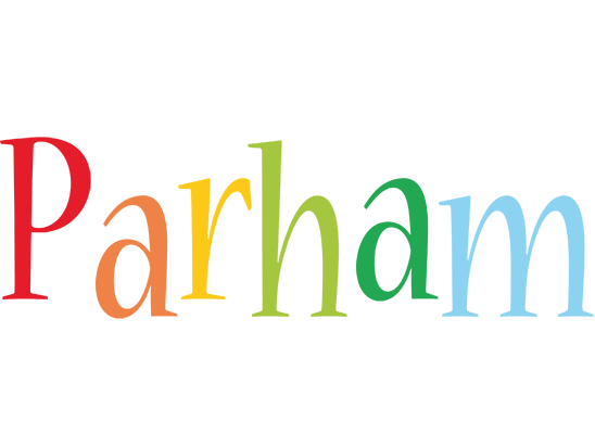 Parham birthday logo