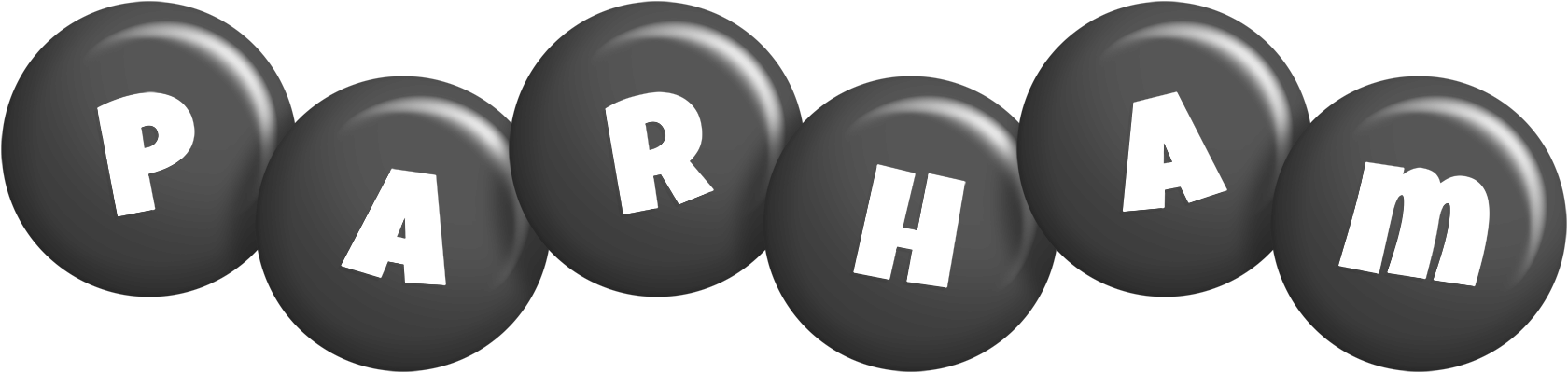 Parham candy-black logo
