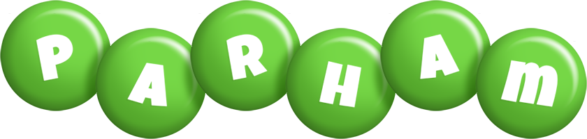 Parham candy-green logo