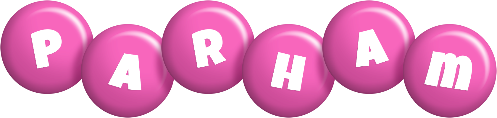 Parham candy-pink logo