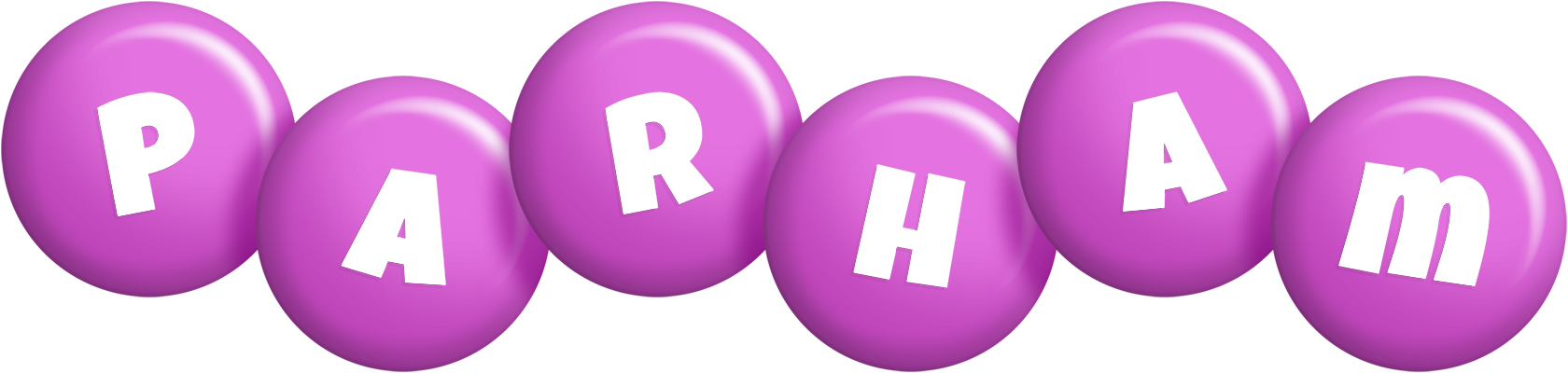 Parham candy-purple logo