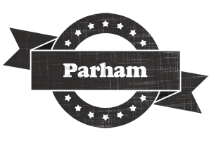 Parham grunge logo