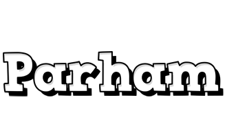 Parham snowing logo