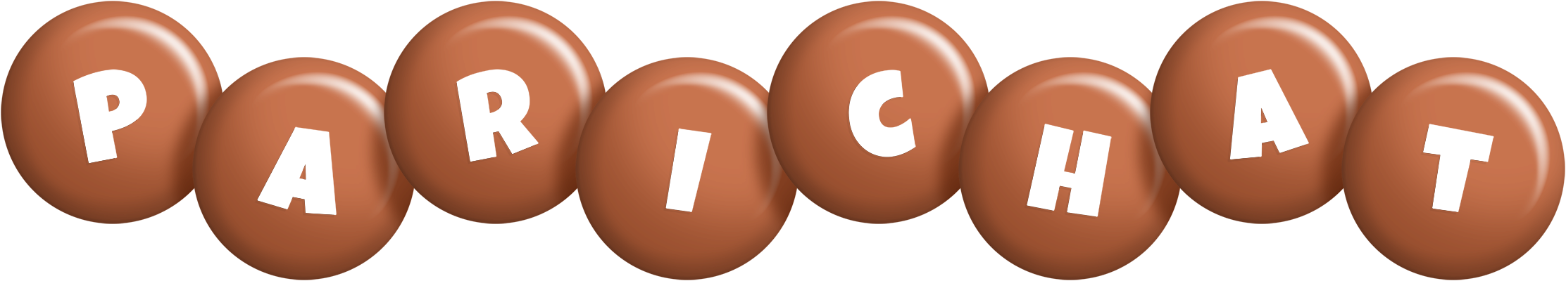 Parichat candy-brown logo