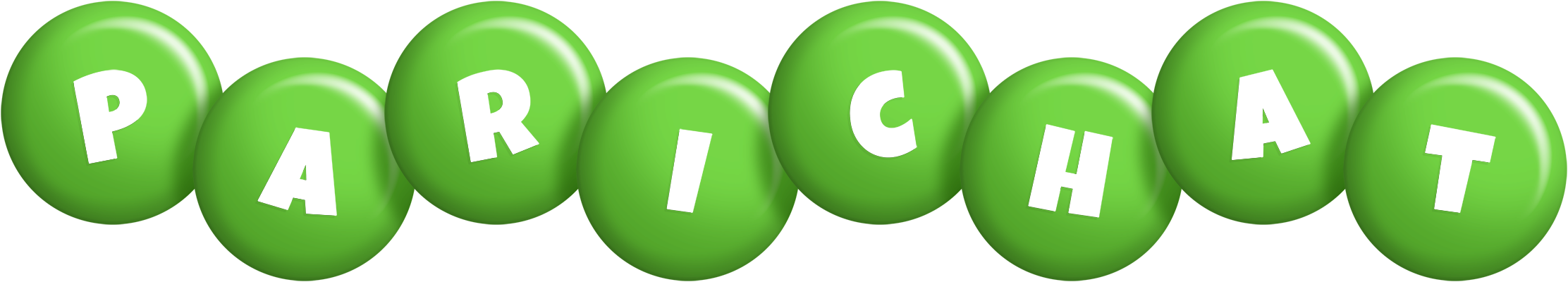 Parichat candy-green logo