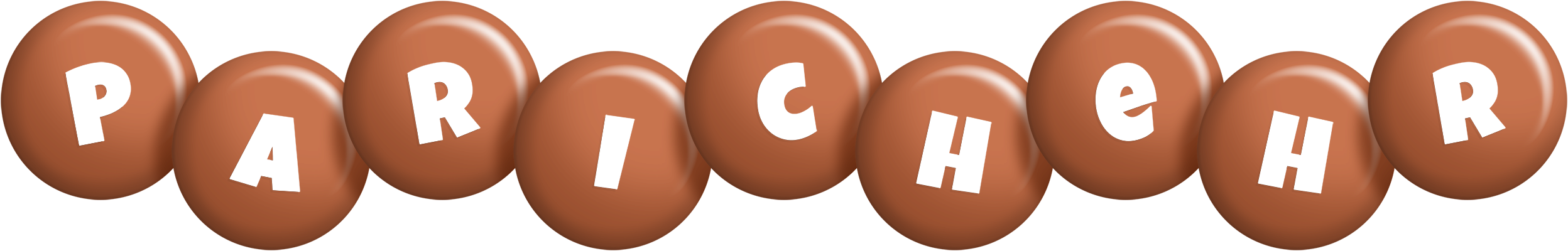 Parichehr candy-brown logo
