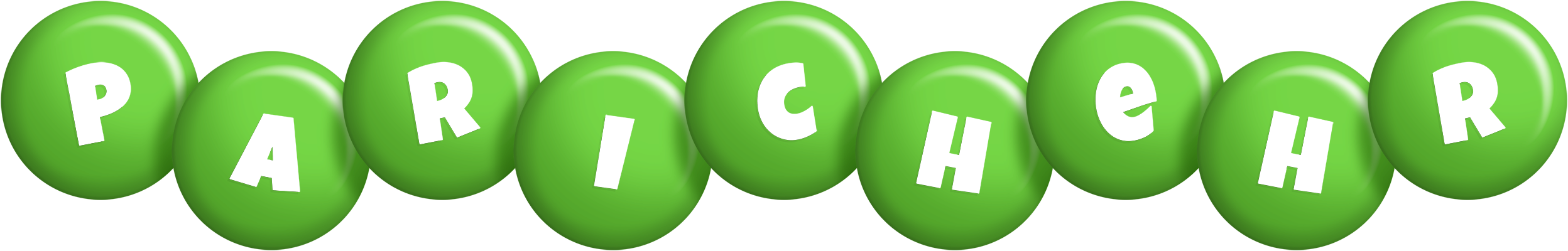 Parichehr candy-green logo