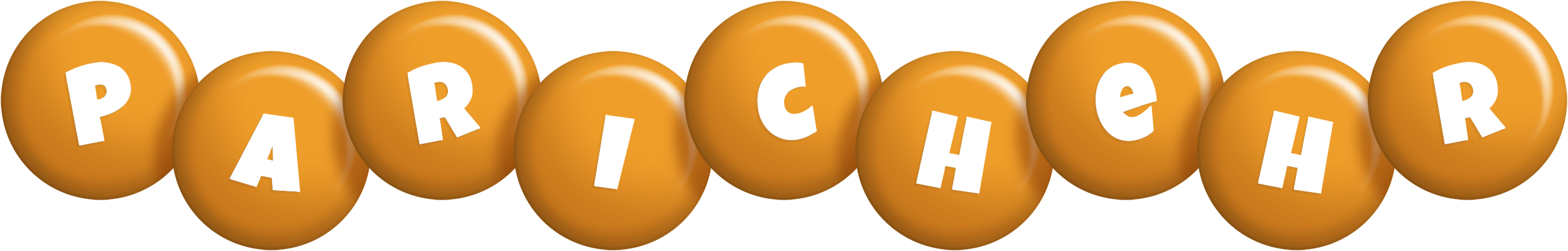 Parichehr candy-orange logo