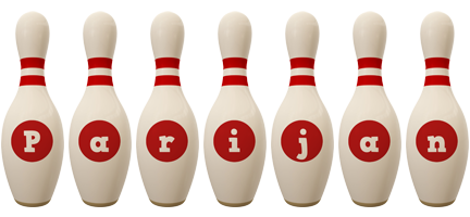 Parijan bowling-pin logo