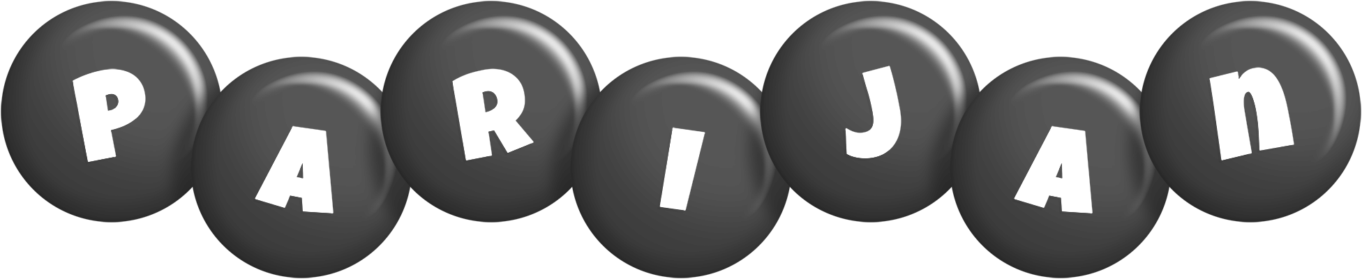 Parijan candy-black logo