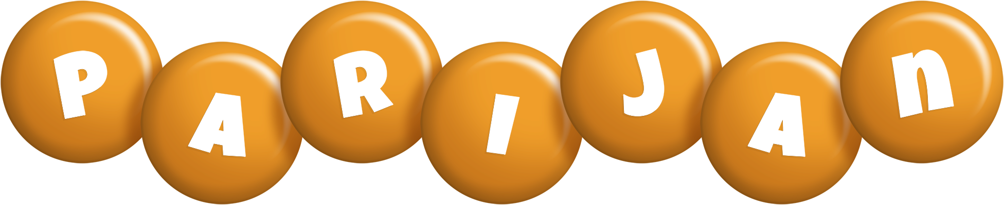 Parijan candy-orange logo