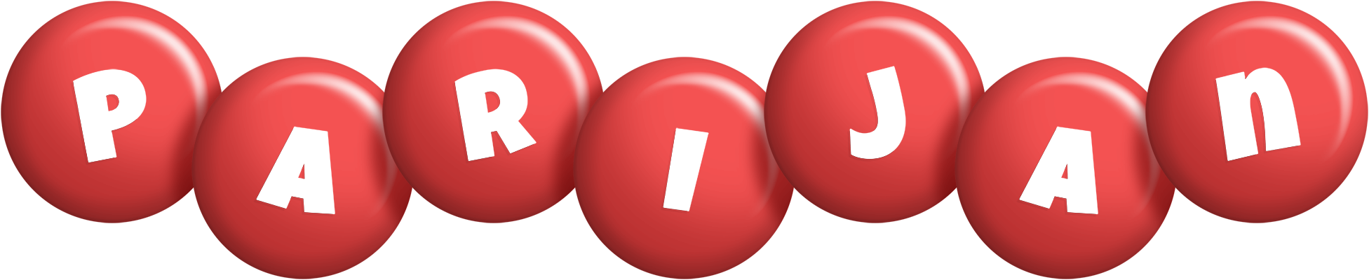 Parijan candy-red logo