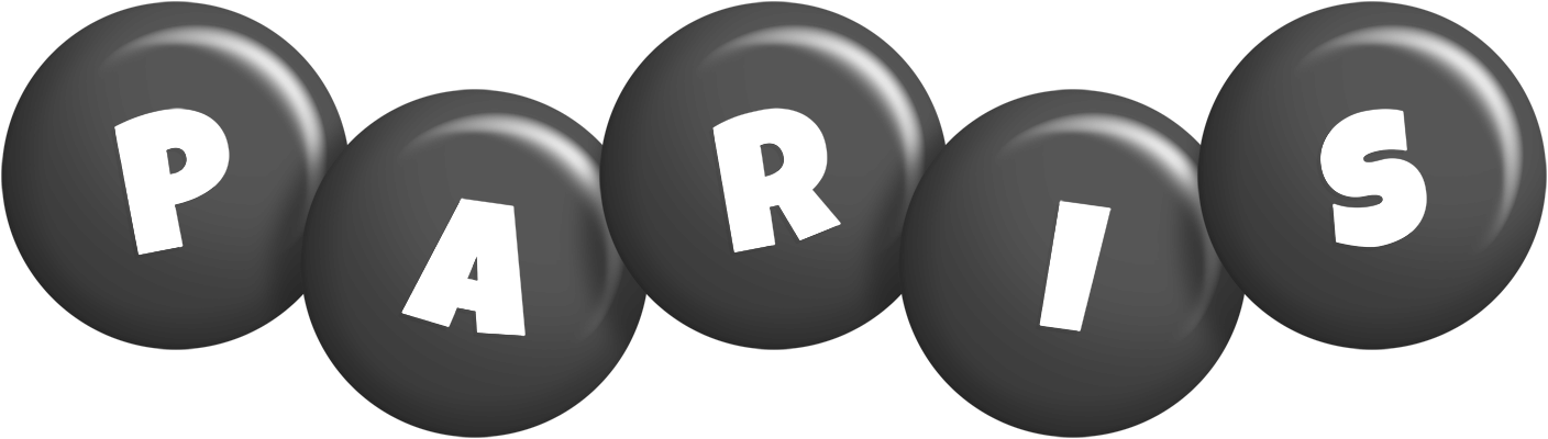 Paris candy-black logo