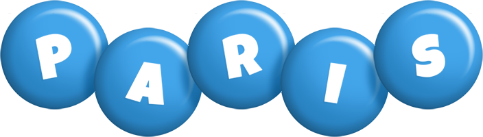 Paris candy-blue logo