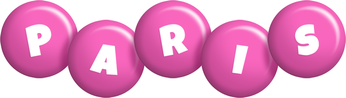 Paris candy-pink logo