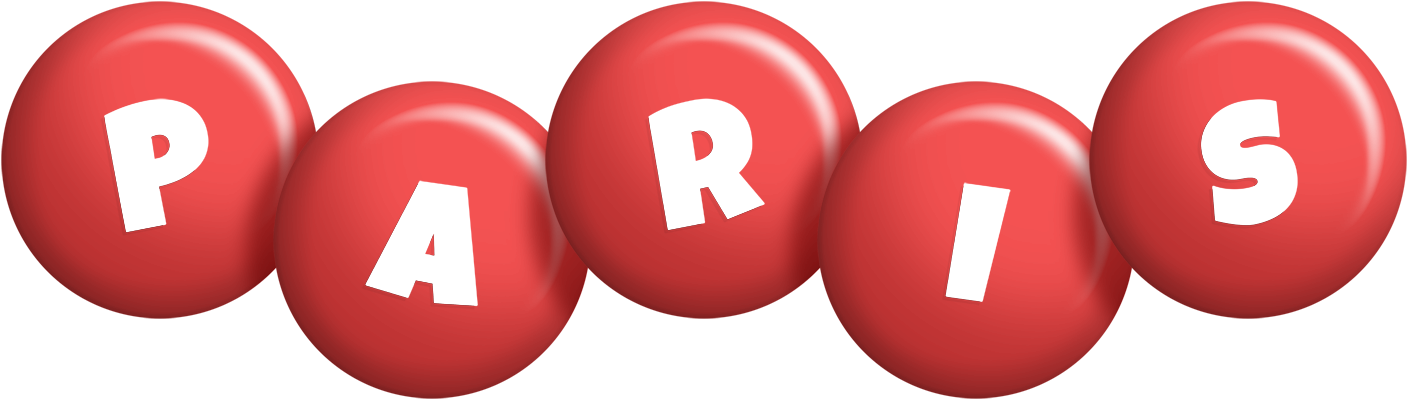 Paris candy-red logo