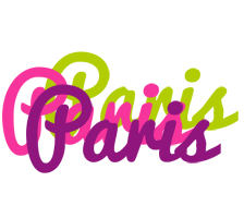 Paris flowers logo