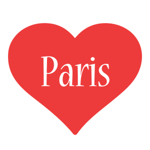 Paris love logo