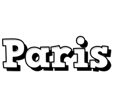 Paris snowing logo