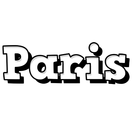 Paris snowing logo