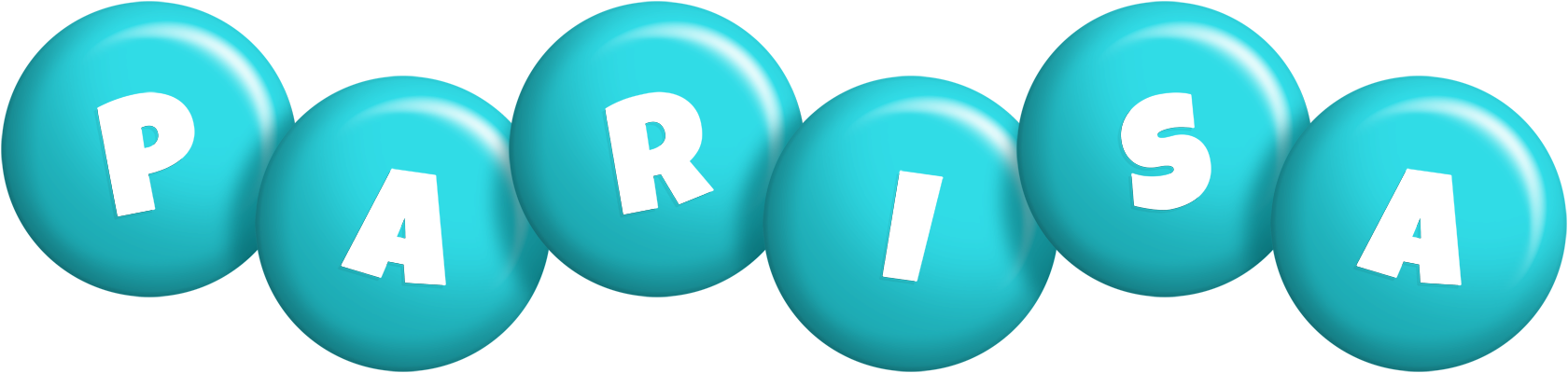Parisa candy-azur logo