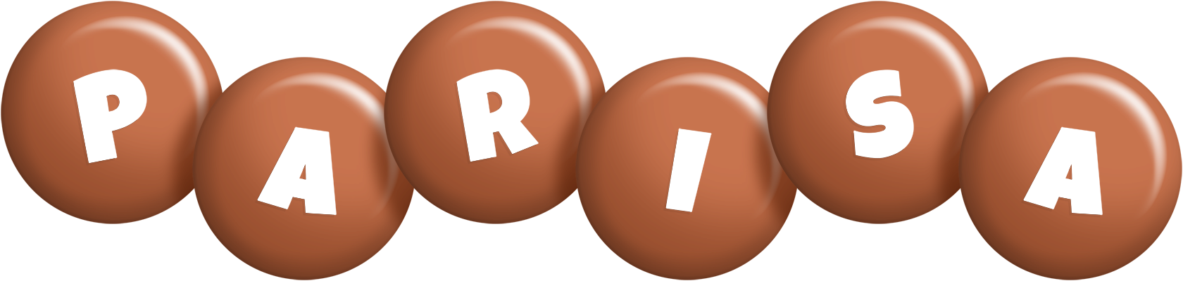 Parisa candy-brown logo