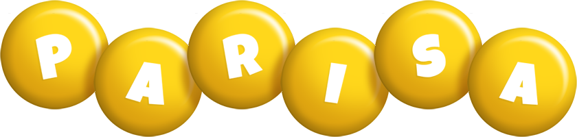 Parisa candy-yellow logo