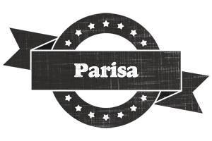 Parisa grunge logo