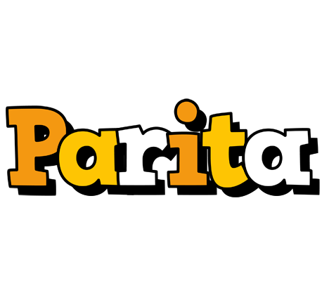 Parita cartoon logo