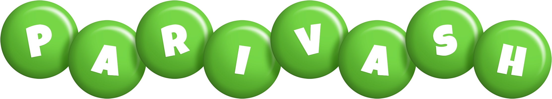 Parivash candy-green logo