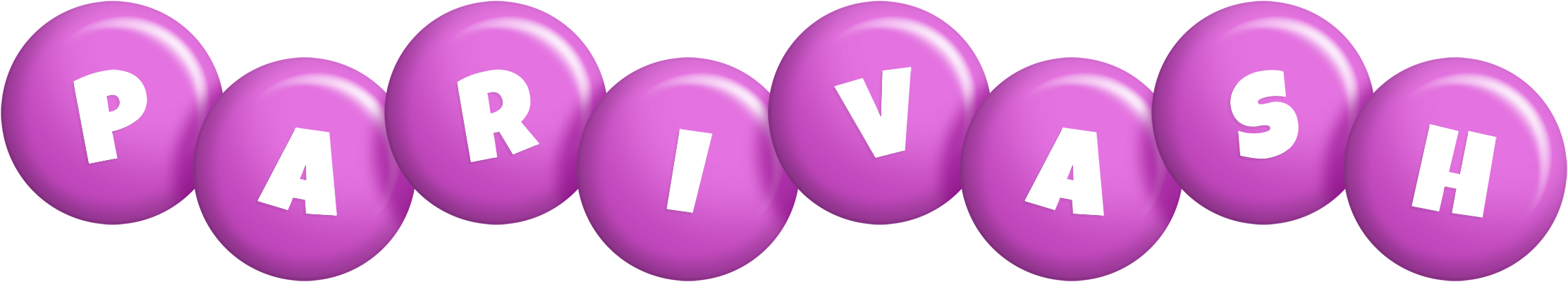 Parivash candy-purple logo