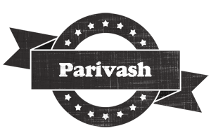 Parivash grunge logo