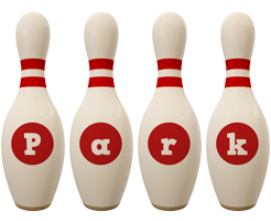 Park bowling-pin logo