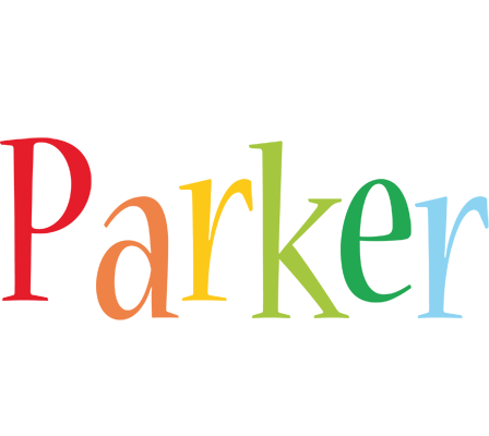 Parker birthday logo