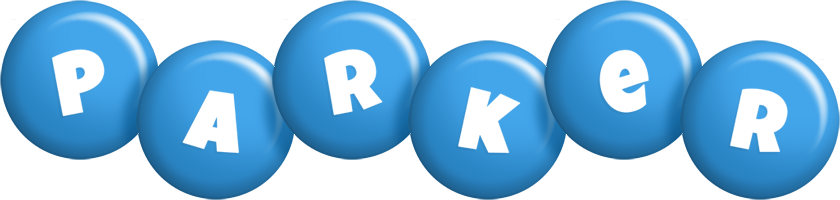 Parker candy-blue logo