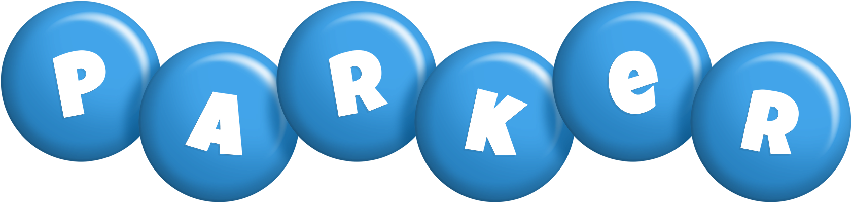Parker candy-blue logo