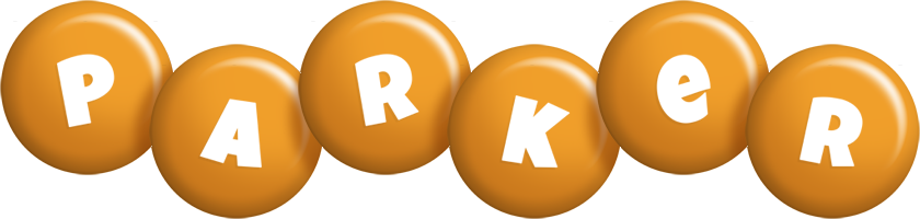 Parker candy-orange logo