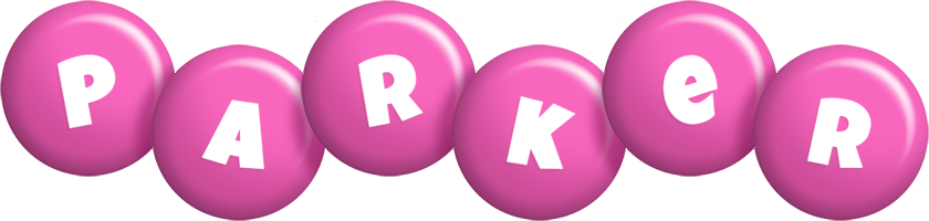 Parker candy-pink logo